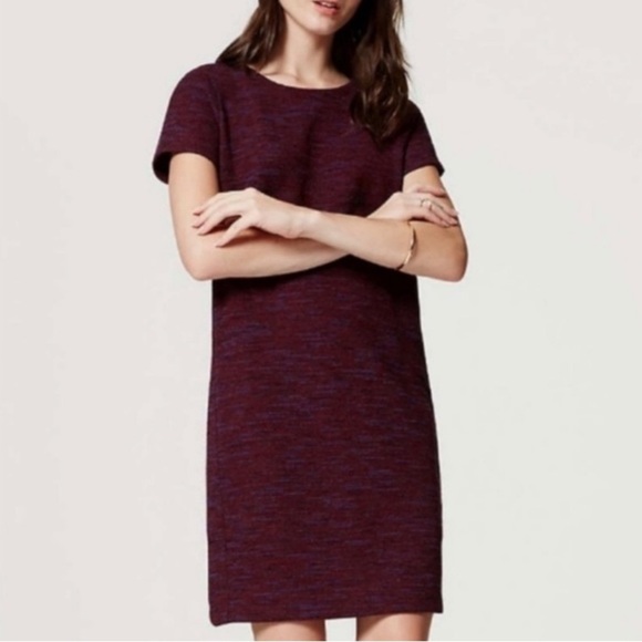 Ann Taylor Loft Spacedye shift dress size medium - Picture 1 of 12